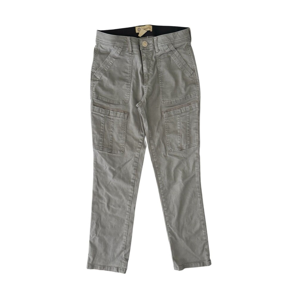 Democracy‎ Ab Solution Utility Cargo Pants Olive Green Stretch Skinny Size 4